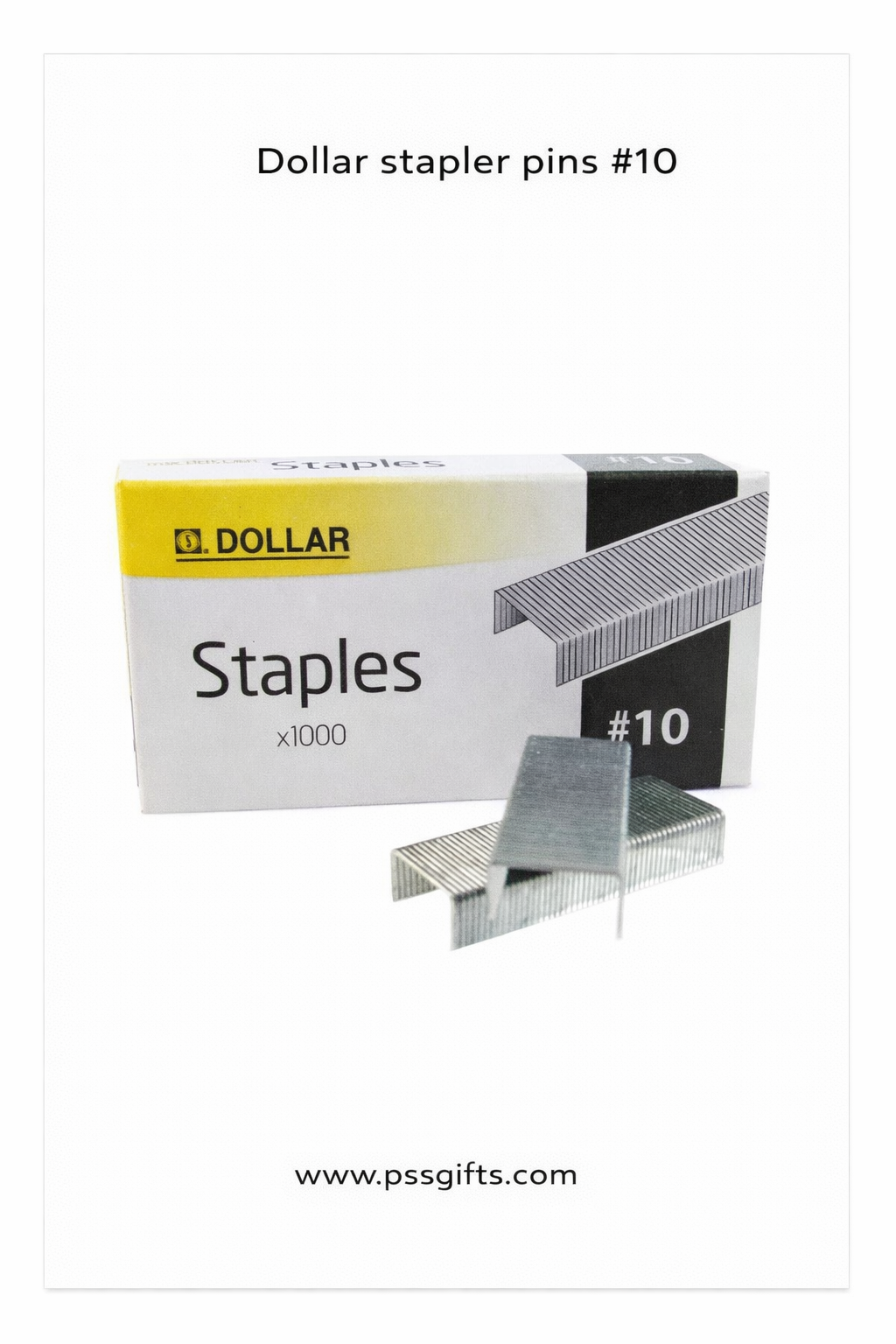 Dollar Stapler pins No 10